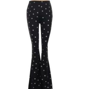 Nasty Gal Black Star Pants